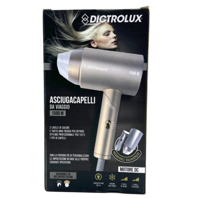 Asciugacapelli Da Viaggio 1500W | Dictrolux
